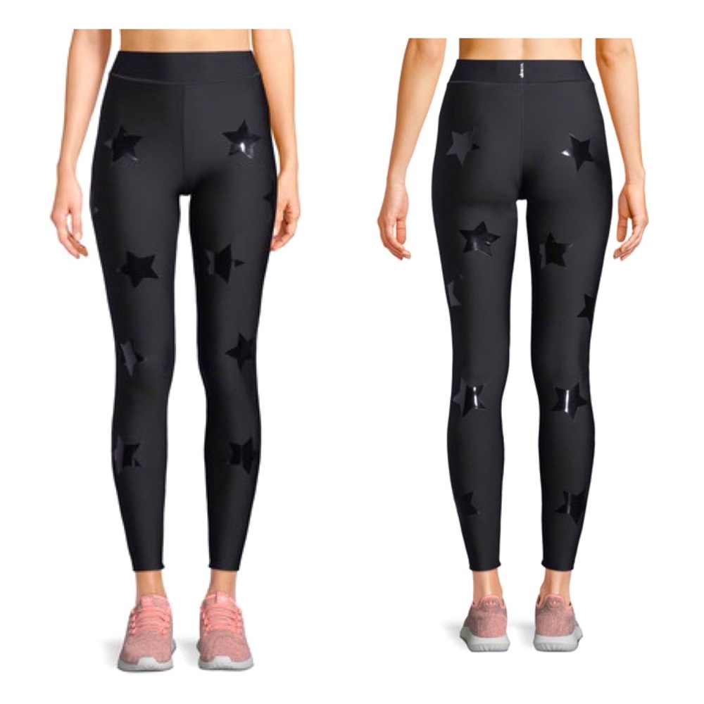 Ultracor Lux Knockout Crop Leggings Black w/Stars